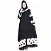 Dubai style embroidered abaya with scarf